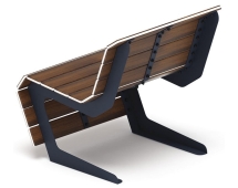 Скамья Волна спокойствия-3 (темный дуб) Скамья Волна спокойствия-3 (темный дуб)