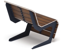 Скамья Волна спокойствия-3 (темный дуб) Скамья Волна спокойствия-3 (темный дуб)