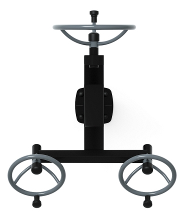 Рули (положение сидя) серый - Уличный тренажер - СТ 104-13, фото 5