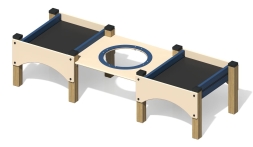 Песочница ПС-21.1 с ванночкой для детской площадки, фото 1 Песочница ПС-21.1 с ванночкой для детской площадки, фото 1