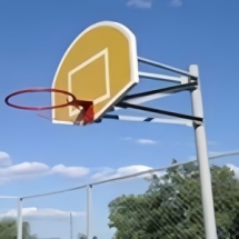 Стритбольный щит уличный овальный S-105-43-12