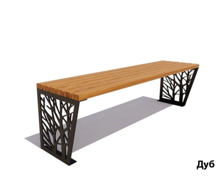 Банкетка Роща, Сосна 0,6 м, фото 4