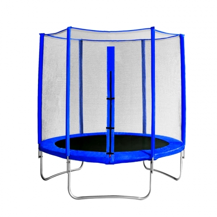 Батут с защитной сеткой &quot;Trampoline 6&quot; диаметр 1,8 м синий, фото 1