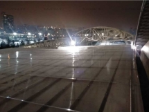 Высокий односкатный навес с большим пролетом Высокий односкатный навес с большим пролетом