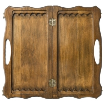 Шахматы + нарды резные c Араратом 50 с ручкой, Haleyan