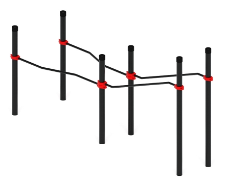 Воркаут ЛОВ 89 красный ВТ 101.20-01, фото 3