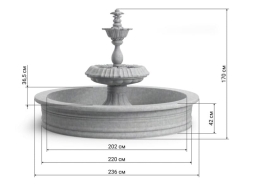 Фонтан Королевский в белом, фото 7