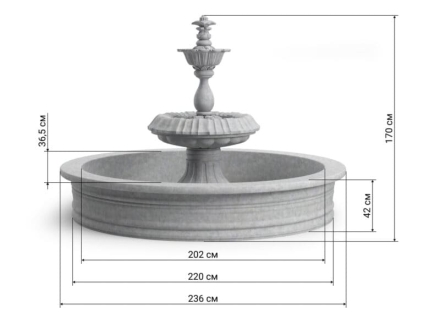 Фонтан Королевский в белом, фото 7