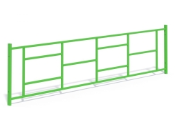МФ 7.084 Ограждение металлическое прямое 2,5 м. в сборе, фото 7 МФ 7.084 Ограждение металлическое прямое 2,5 м. в сборе, фото 7