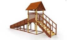 Зимняя горка Савушка Зима 5/1 (ширина ската 1,25м) Зимняя горка Савушка Зима 5/1 (ширина ската 1,25м)