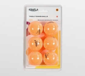 KRAFLA B-OR600 Набор для настольного тенниса (мяч одна звезда 6шт.), фото 2