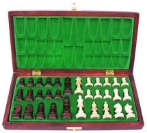 Шахматы &quot;Магнит&quot; (Польша, дерево, 27х13,5х4см)