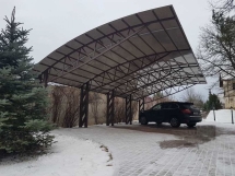 Консольный навес для автомобилей Консольный навес для автомобилей