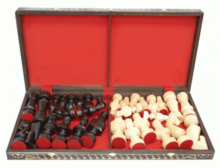 Шахматы "Цезарь" (Польша, дерево, 82х41х9см), фото 2