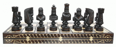 Шахматы "Цезарь" (Польша, дерево, 82х41х9см), фото 3