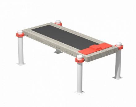 Помост для выполнения испытания «Сгибание-разгибание рук в упоре лежа на полу» YSK-11.1286, фото 1