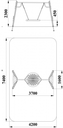 ДИО 1.153 Качели Гнездо, фото 2