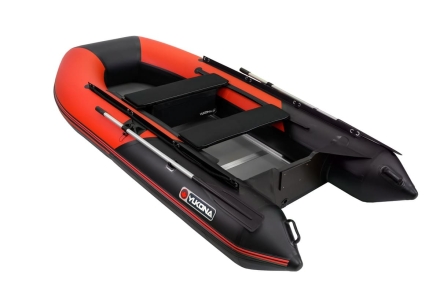 Лодка надувная YUKONA 330 TS - U (без пайола) (зеленая, серая, Combi, красная/черная), фото 5