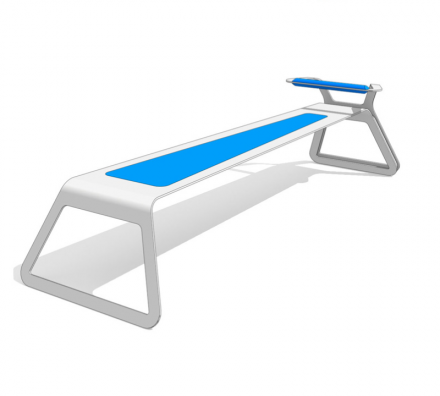 Л-001 Скамья для пресса горизонтальная, фото 1