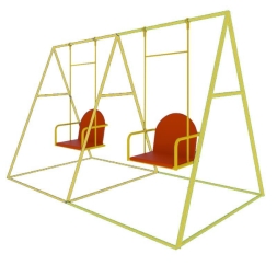Детские качели К-4 CКИ 006 для уличной площадки, фото 3 Детские качели К-4 CКИ 006 для уличной площадки, фото 3