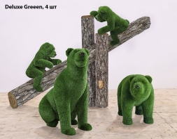 Топиари композиция Мишки на дереве, 3 шт - Deluxe Greeen, фото 3