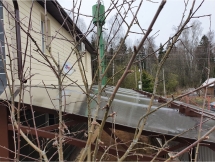 Навес арочный с поворотом Навес арочный с поворотом