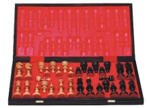 Шахматы &quot;Старая Польша&quot; (Польша, дерево, 58х29х7см)