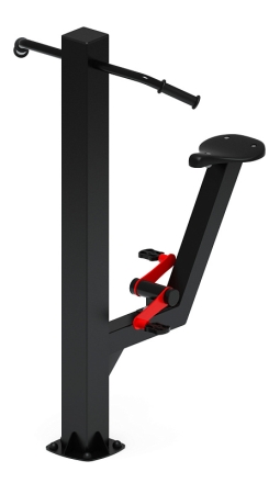 Вело (красный) - Уличный тренажер - СТ 016-11.И1, фото 1