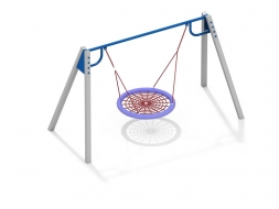 ДИО 1.16 Качели Гнездо на металлических стойках, фото 1