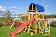 Детская игровая деревянная площадка для дачи "Мадрид 11" Детская игровая деревянная площадка для дачи "Мадрид 11"