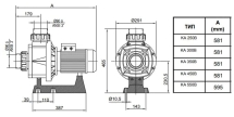 Насос без префильтра Hayward KA350 HCP10353E1