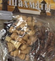 Шахматы P-305 (фигуры - пластик 9,5см, игровое поле - полиэтилен 50х50см)