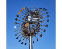 Скульптура из нержавеющей стали Пульсар Стандартный размер, трубчатое основание из нержавеющей стали