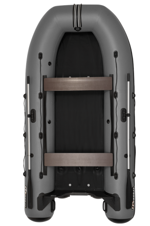 Моторная лодка ПВХ Фрегат 370 FM Light (ФМ Лайт) НДНД Про Серый, фото 1
