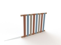 МФ 7.103 Ограждение 1500 мм деревянное декоративное, фото 5 МФ 7.103 Ограждение 1500 мм деревянное декоративное, фото 5