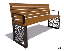 Парковая скамейка Севастополь, Лиственница 1,8 м