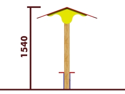 Навес для песочницы 05301.21 для детской площадки, фото 2 Навес для песочницы 05301.21 для детской площадки, фото 2