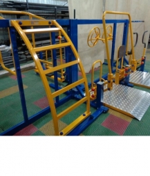 Уличный тренажерный комплекс для инвалидов-колясочников УТИ-0010 , фото 2 Уличный тренажерный комплекс для инвалидов-колясочников УТИ-0010 , фото 2