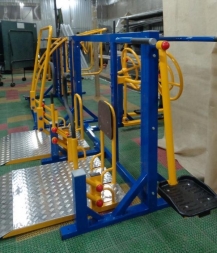 Уличный тренажерный комплекс для инвалидов-колясочников УТИ-0010 , фото 3 Уличный тренажерный комплекс для инвалидов-колясочников УТИ-0010 , фото 3