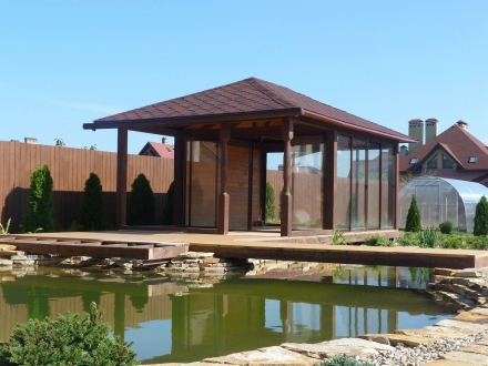 Застекленная беседка ОАЗИС С ТЕРРАСОЙ, фото 2