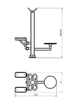 Твистер стоя + Степ