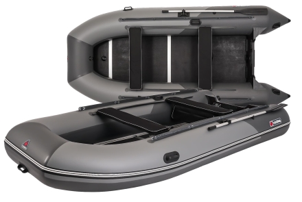 Лодка надувная YUKONA 410 TS - U (без пайола)(зеленая, серая, Combi, красная/черная), фото 4