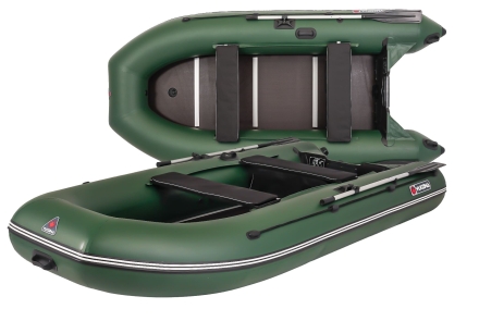 Лодка надувная YUKONA 410 TS - U (без пайола)(зеленая, серая, Combi, красная/черная), фото 1