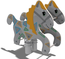 Качели на пружине Конек-Горбунок КЧ040.00 для игровой детской площадки, фото 1 Качели на пружине Конек-Горбунок КЧ040.00 для игровой детской площадки, фото 1