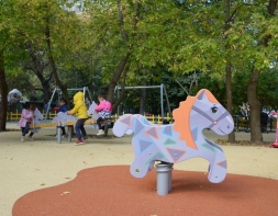 Качели на пружине Конек-Горбунок КЧ040.00 для игровой детской площадки, фото 5 Качели на пружине Конек-Горбунок КЧ040.00 для игровой детской площадки, фото 5