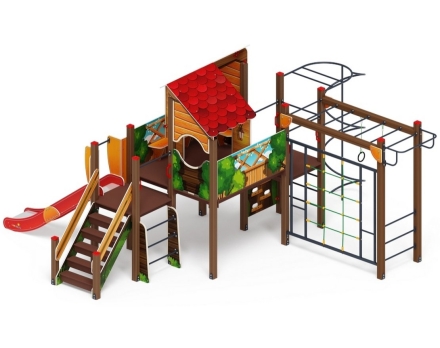 Детская игровая площадка Теремок ДИК 2.07.02-01 H=1200, фото 1