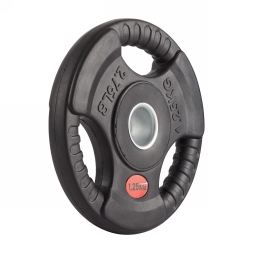 Диск 31 мм. обрезиненный с 3-мя хватами  1,25 кг (модель: D1), фото 2