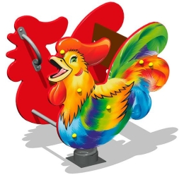 Качалка на пружине Петушок У1 КЧ068 для детской площадки Качалка на пружине Петушок У1 КЧ068 для детской площадки