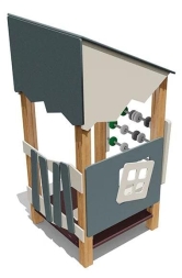 Игровой домик ВСТ 5601 со счетами для детской площадки, фото 2 Игровой домик ВСТ 5601 со счетами для детской площадки, фото 2