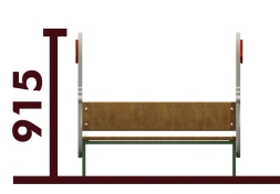 Скамейка детская Гусь 26005 для игровой площадки, фото 3